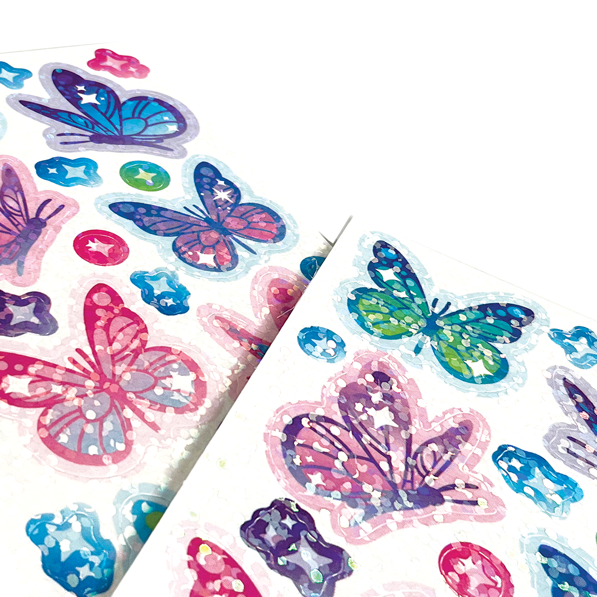OOLY Stickiville Butterflies Stickers close up view