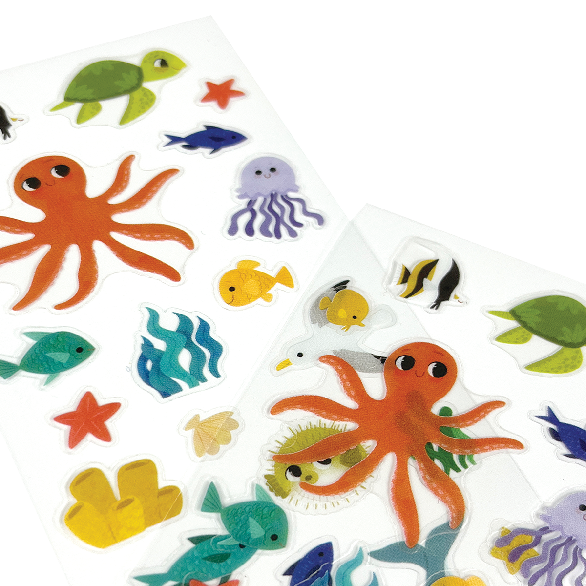 OOLY Stickiville Sand and Sea Stickers close up view