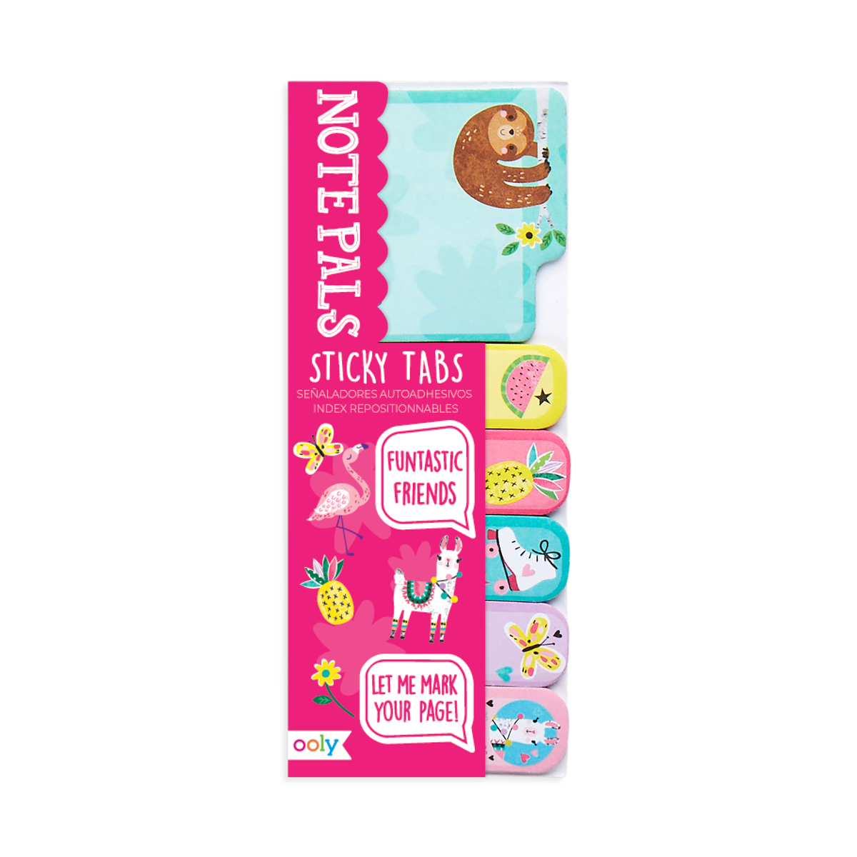 OOLY Note Pals Sticky Tabs - Funtastic Friends  in packaging