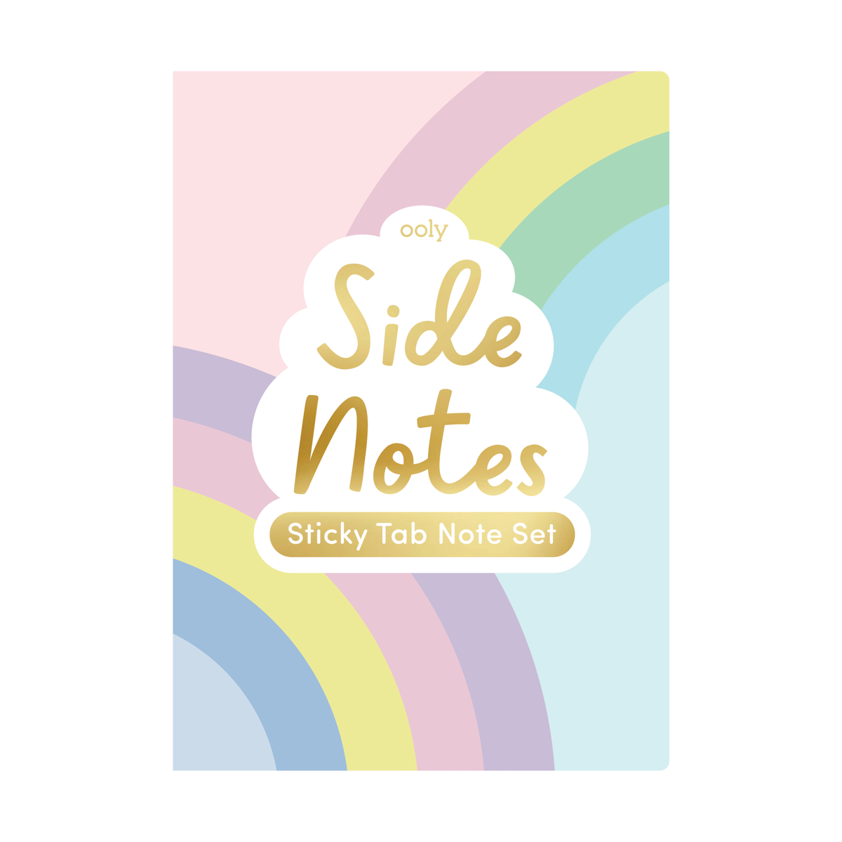 Transparent See-Through Sticky Notes Set Pastel Colours 6 pads x