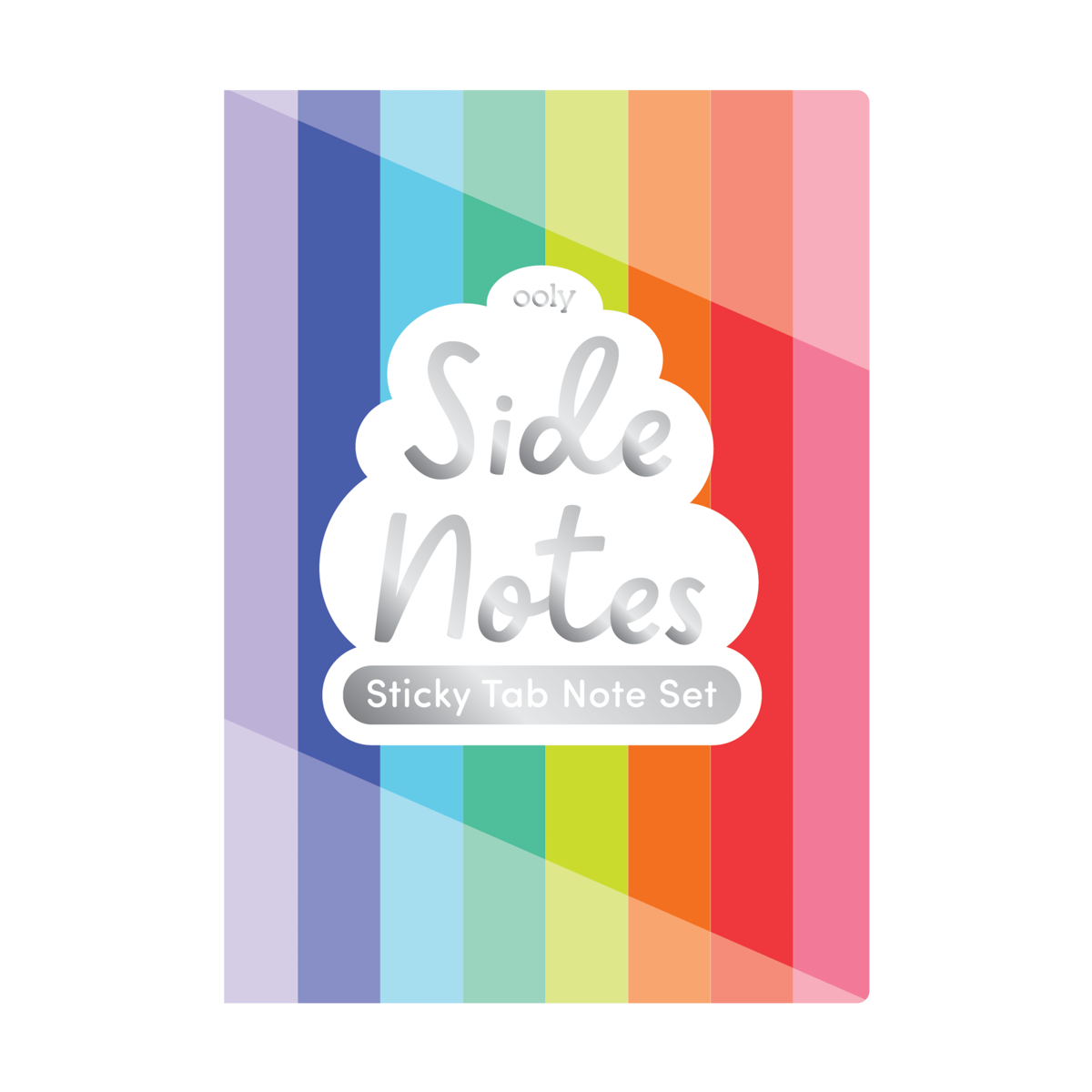 OOLY Side Notes Sticky Tab Note Pad - Color Write in packaging