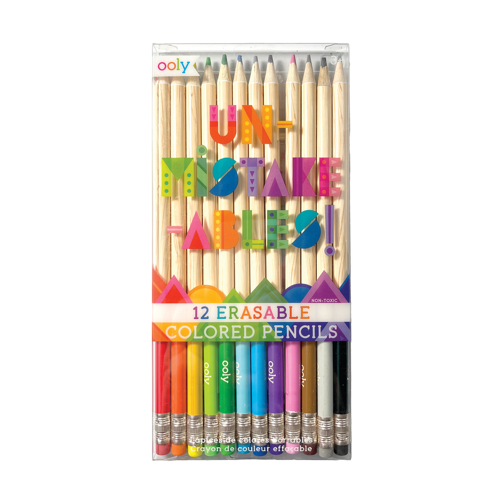 Unmistakeables Erasable Colored Pencils OOLY