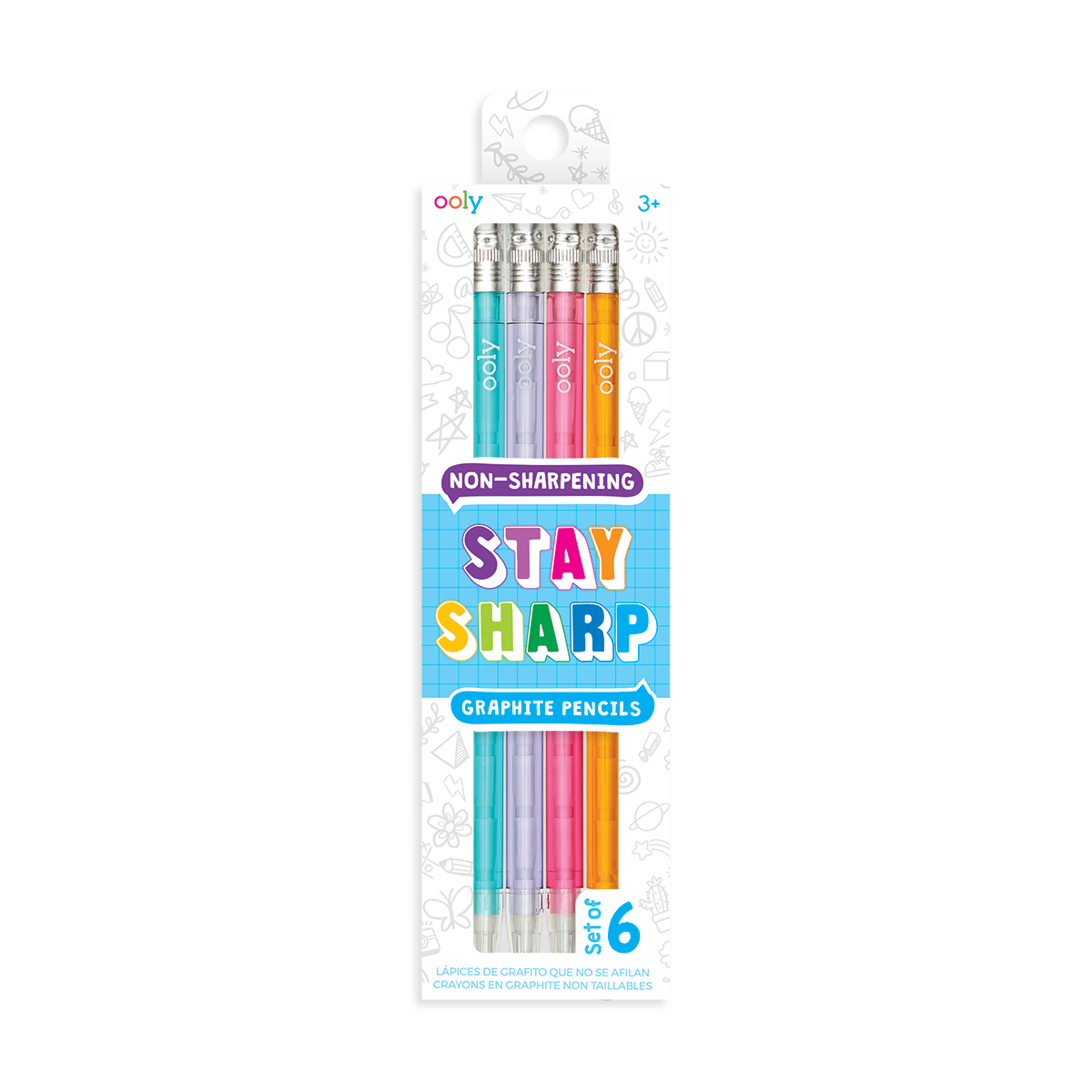Stay Sharp Pencils Rainbow