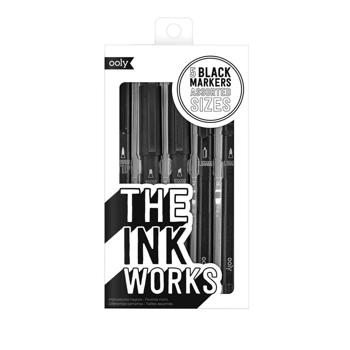 The Ink Works Art Markers Assorted Tips Set of 5 OOLY