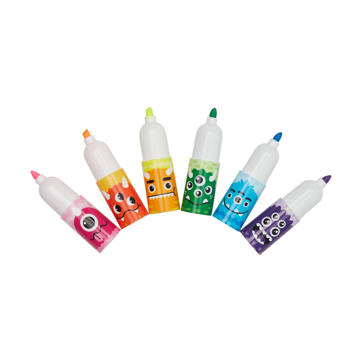 OOLY view of Monster Stacking Highlighters without caps