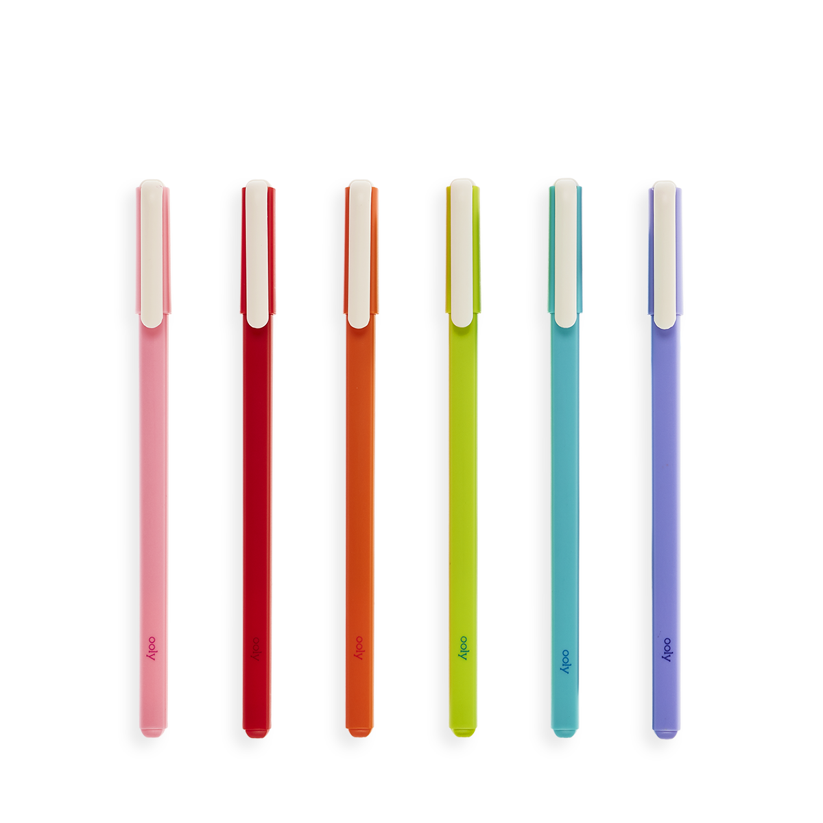 OOLY Fine Line Colored Gel Pens set of 6 out of packaging