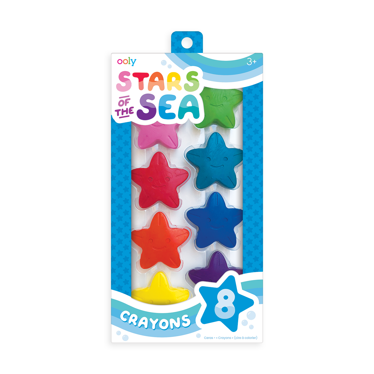 OOLY Stars Of The Sea Starfish Crayons - Set of 8