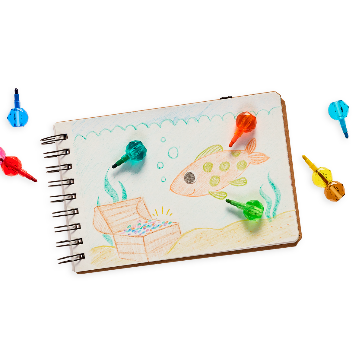 Drawing with Charm to Charm Stacking Crayons