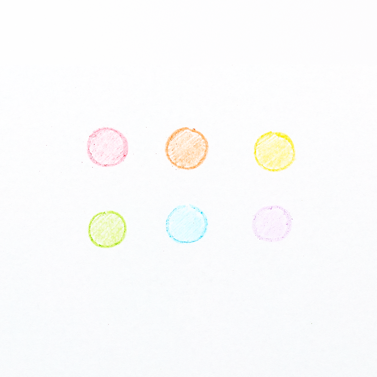 OOLY Rainbow Scoops Vanilla Scented Stacking Erasable Crayons color swatch