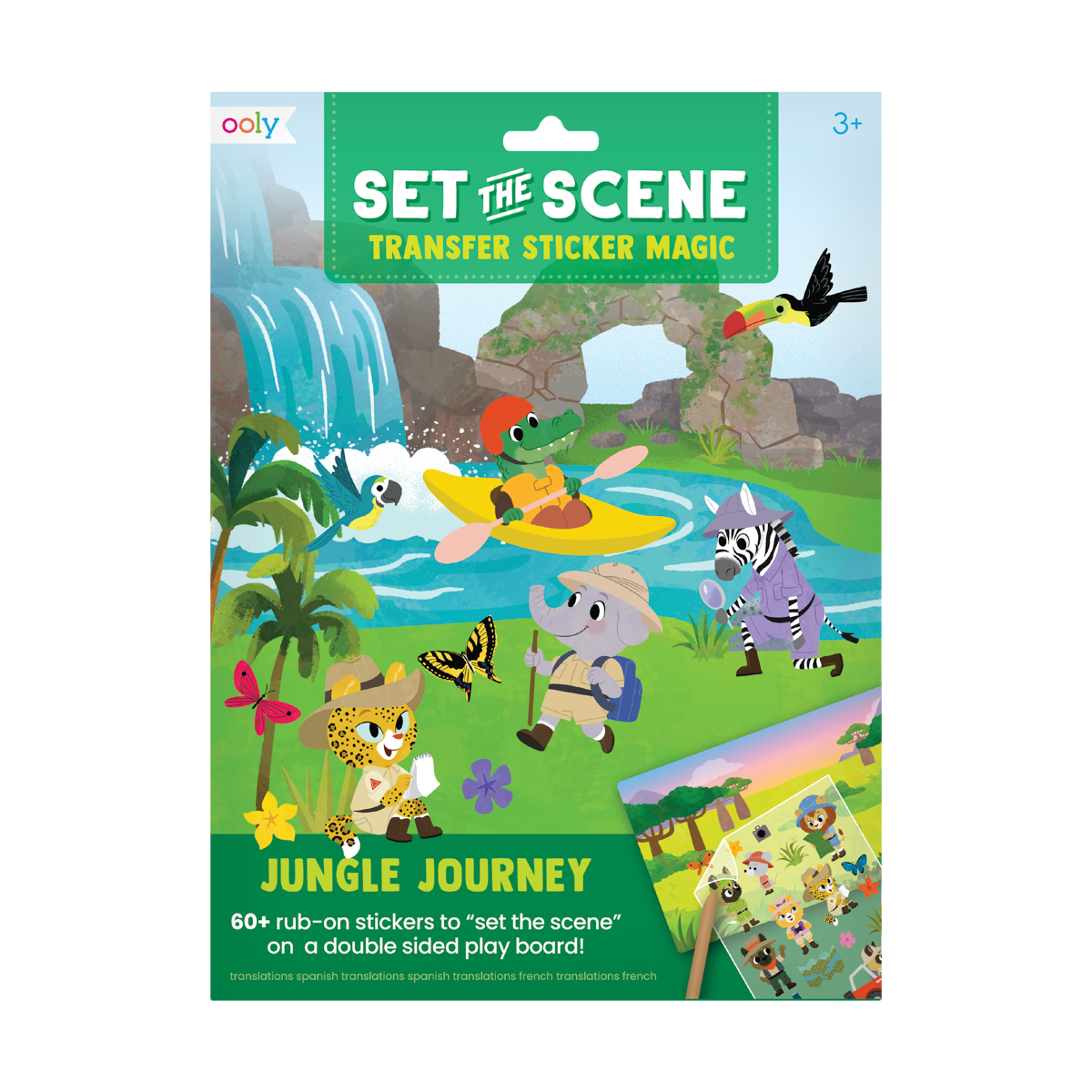 OOLY Set The Scene Transfer Stickers Magic - Jungle Journey in packaging