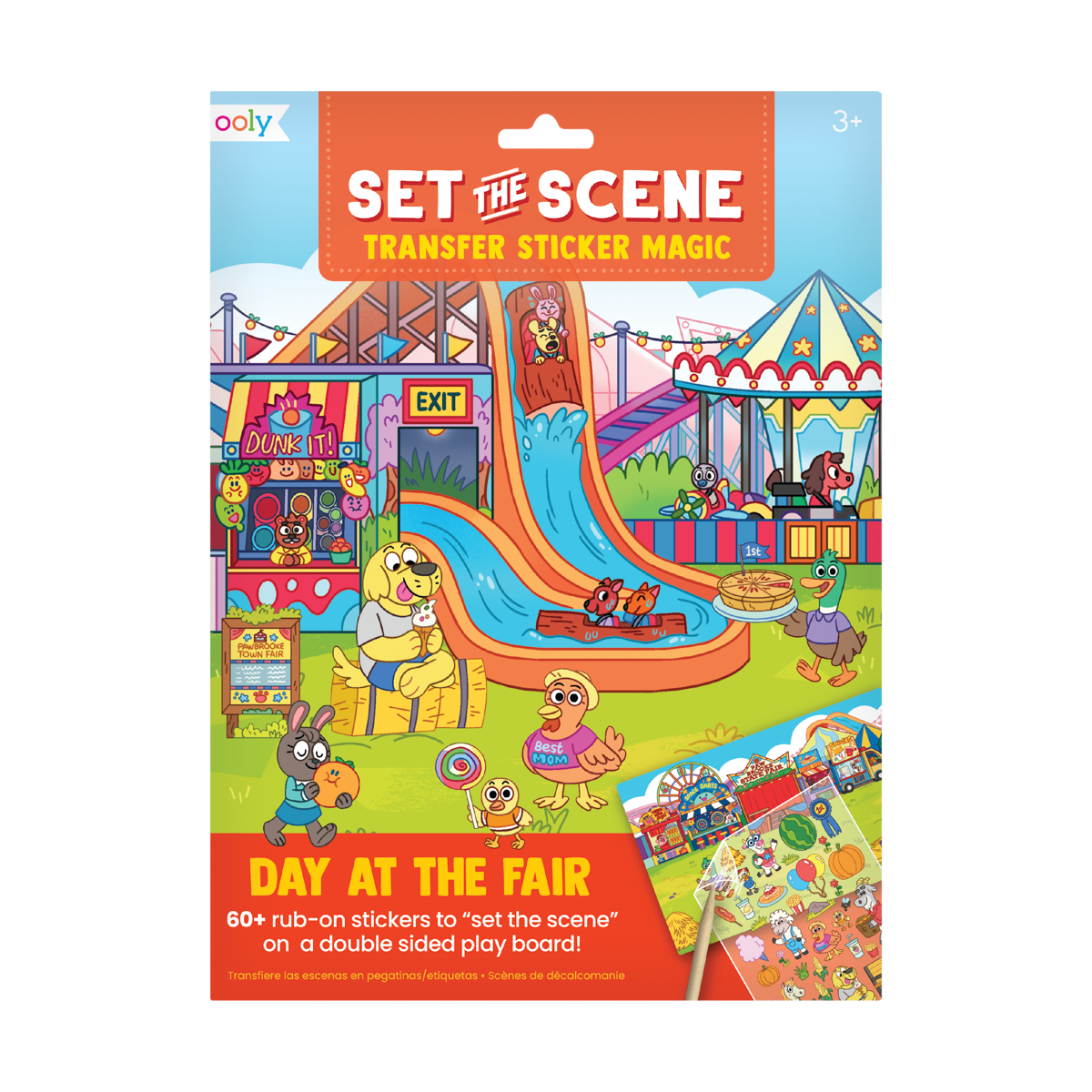 OOLY Set The Scene Transfer Stickers Magic - Day At The Fair in packaging