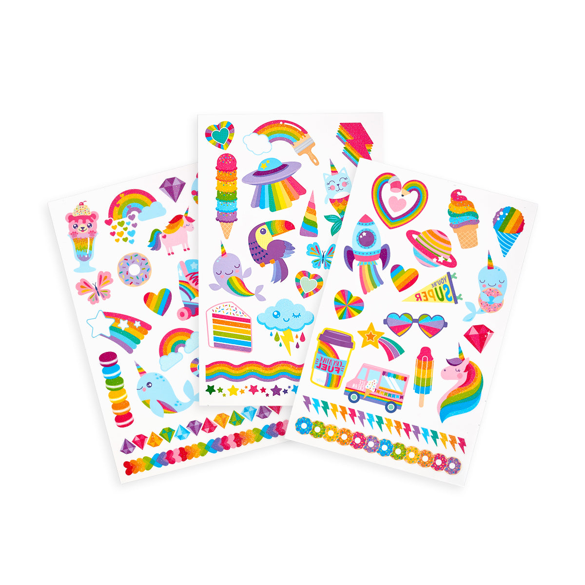 OOLY Over the Rainbow Temporary Tattoos