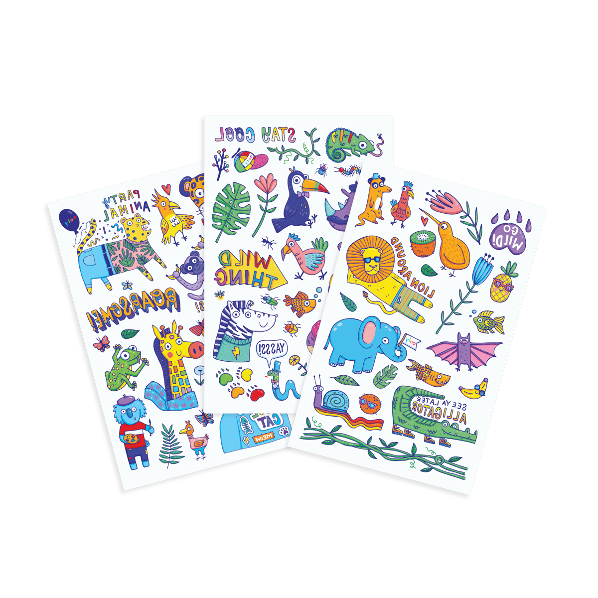 Tattoo-Palooza Temporary Tattoos - Party Animal