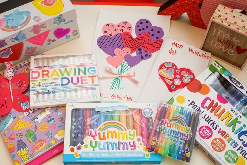Roses are red, violets are blue, OOLY loves Valentine crafts and your kids will too!