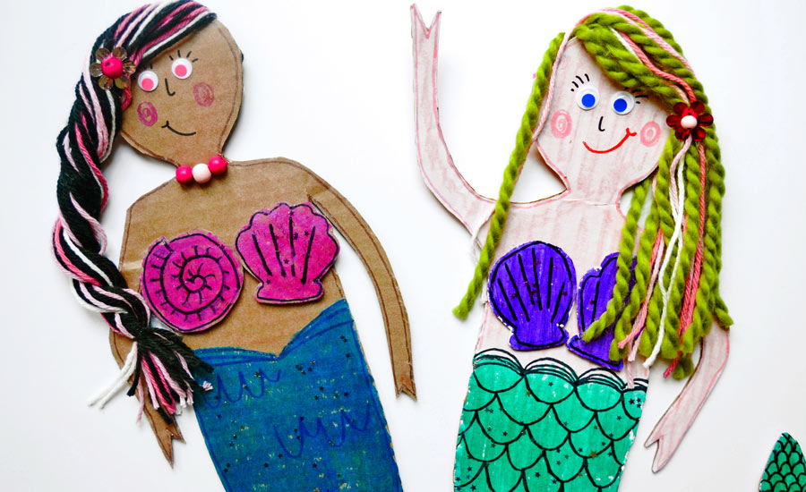 Mermaid Crafts For A Swimmingly Good Summer