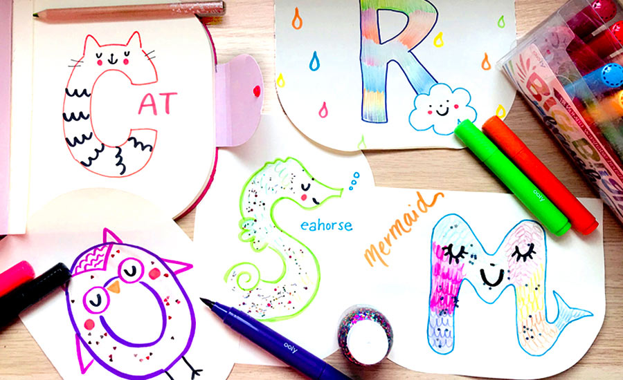 Letter Art - Learning the Alphabet The Fun Way
