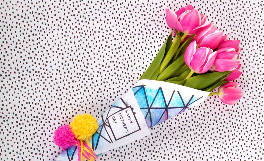 Personalized Flowers Make a Great Mother's Day Craft and Gift