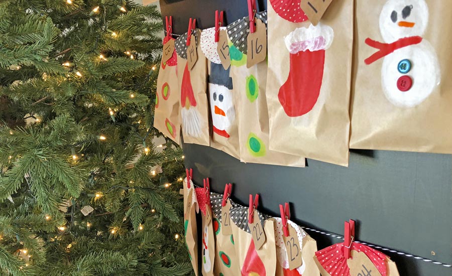 Advent Calendar Made Merry With Chunkies Paint Sticks