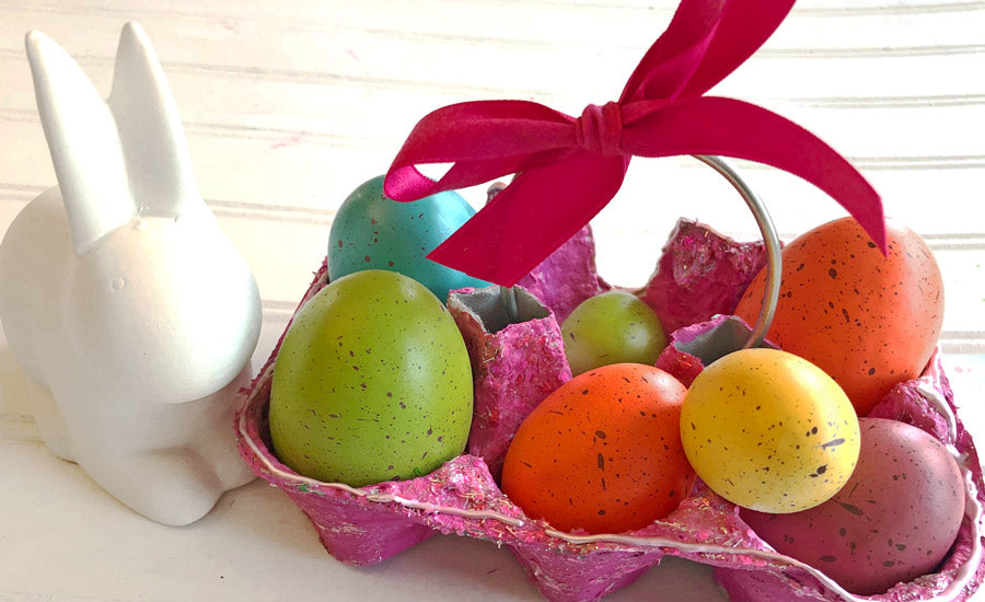 DIY Easter Baskets with Recycled Egg Cartons