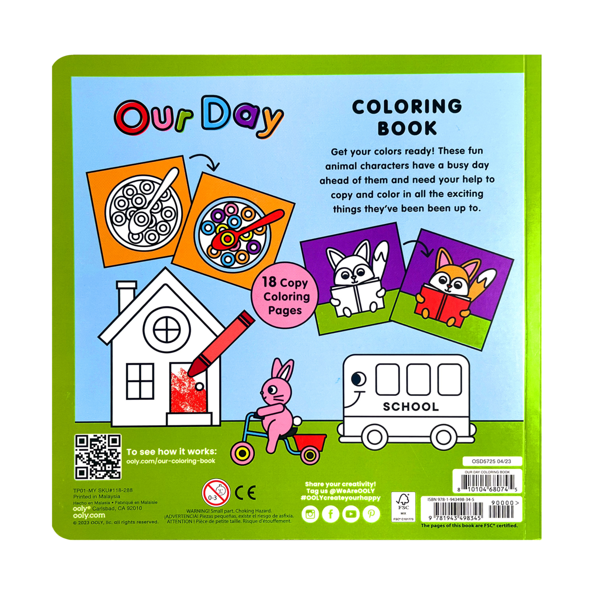 Back of Our Day copy coloring book