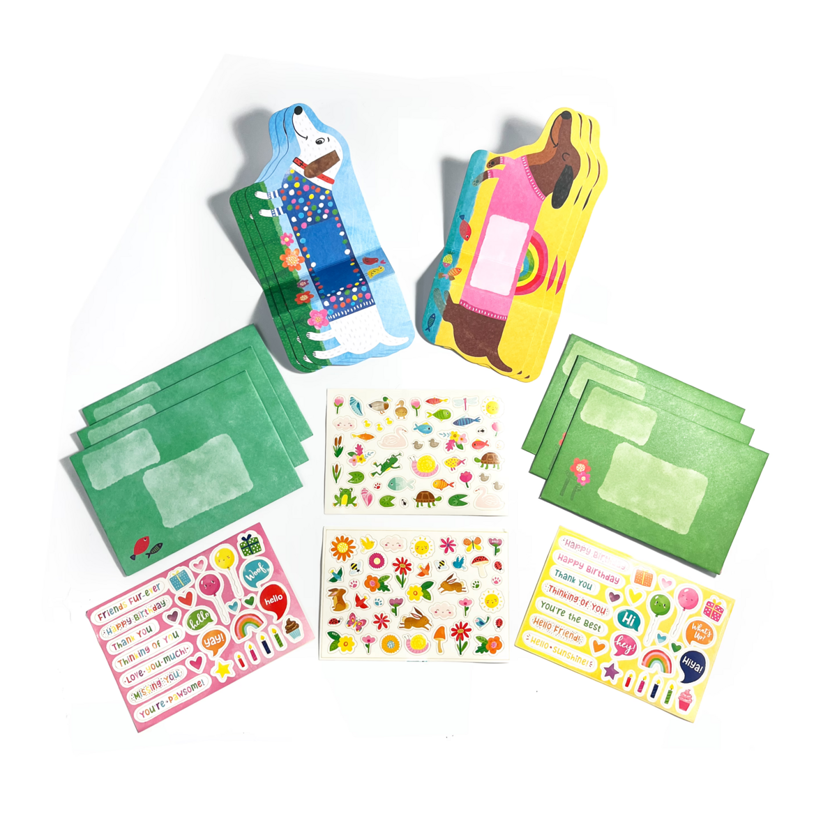 Dotted Palms Mini Note Card Set with Stickers – Studio Oh!