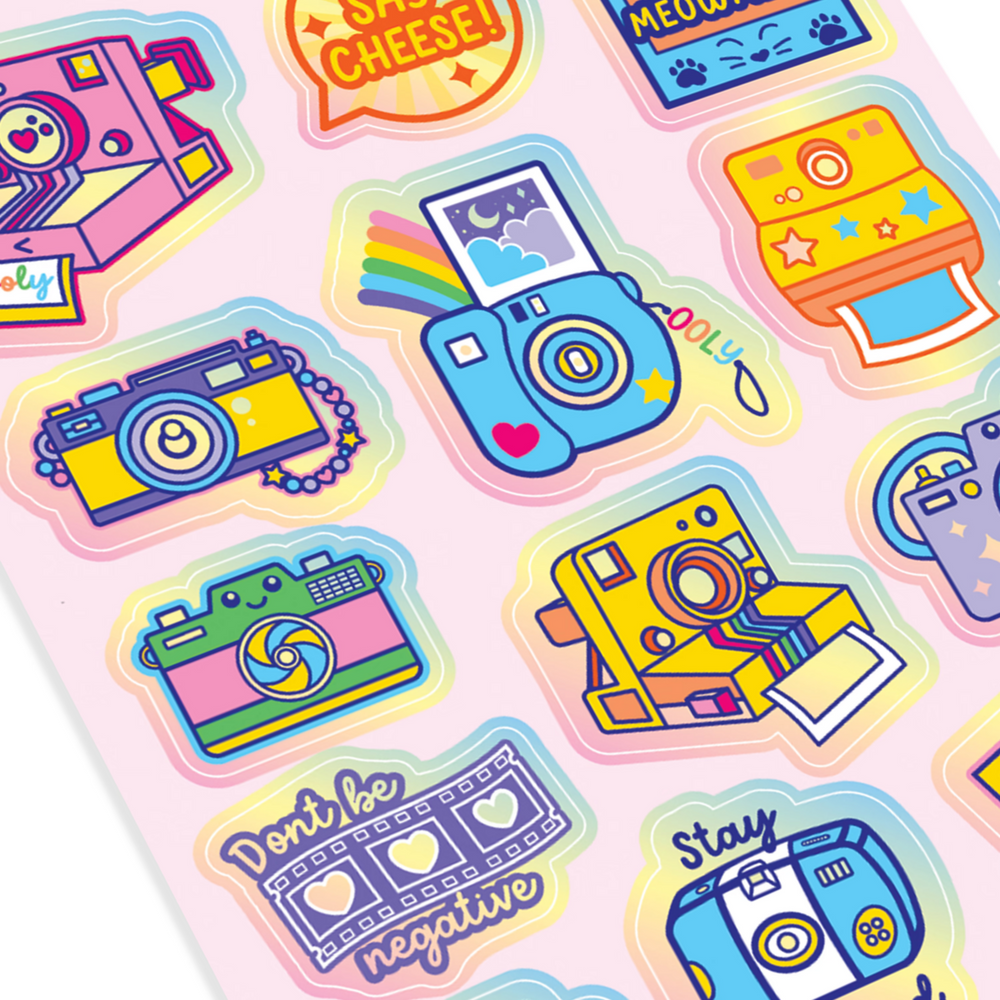 Stickiville Cute Cameras Stickers - OOLY