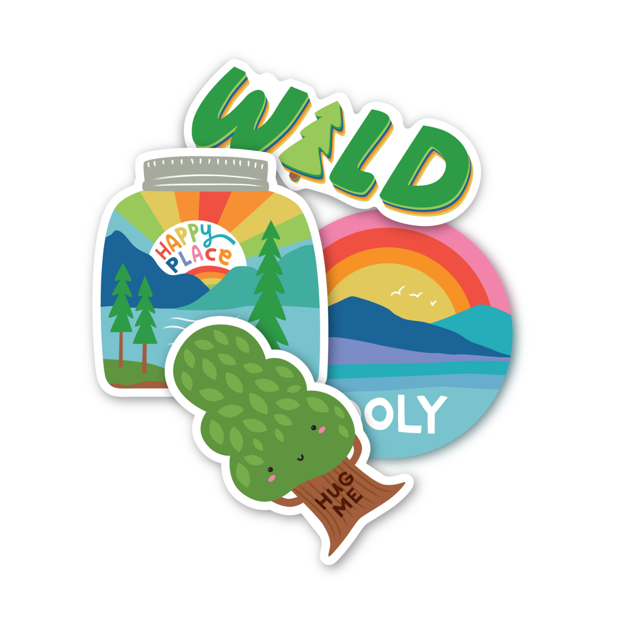 Stickiville Wild Outdoors Vinyl stickers out of packaging