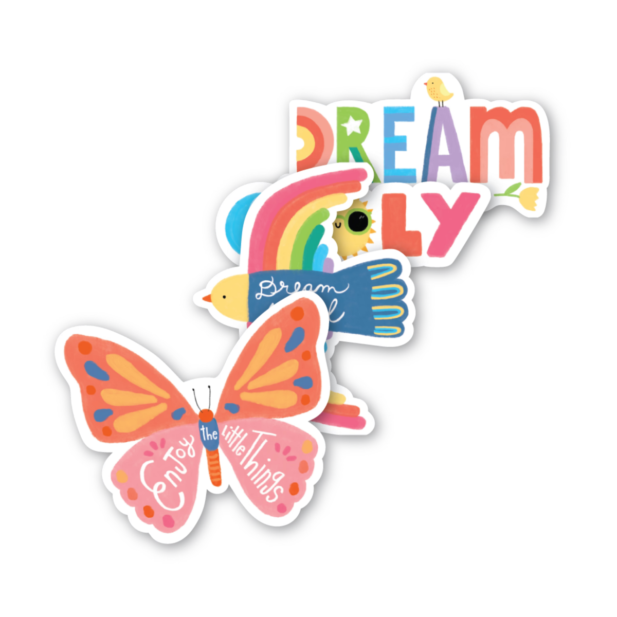 Stickiville Dream vinyl stickers out of packaging