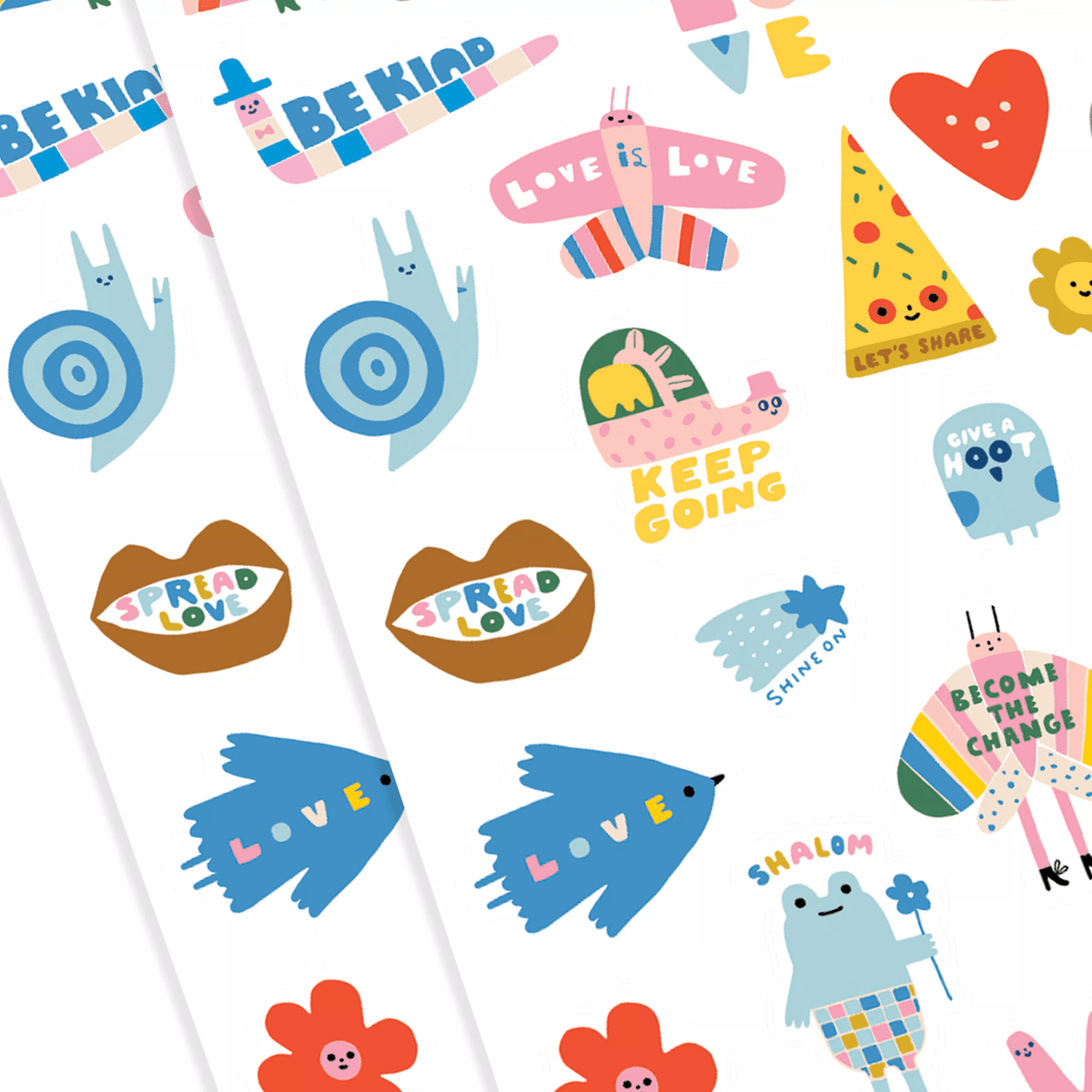 OOLY Stickiville Mini Hearts Matte Stickers