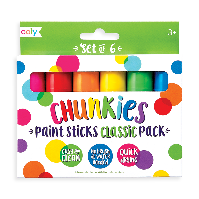CHUNKIES PAINT STICKS Set of 12 OOLY RARE Arts and crafts