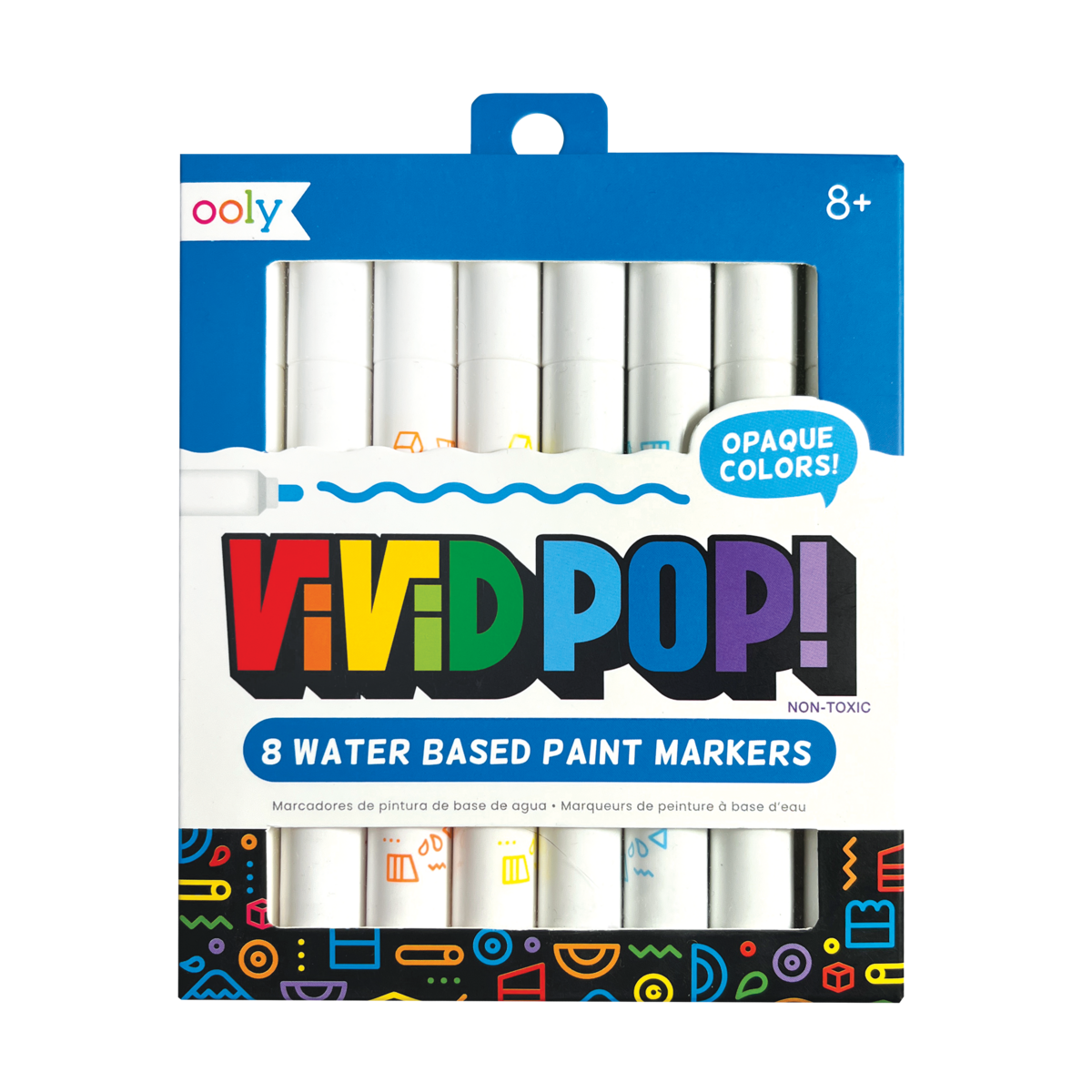 Vivid Pop! Water Based paint markers in packaging
