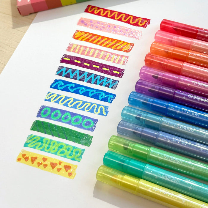 Markers Colour Changing Switch-eroo 24 Pack - Bobangles main image 1