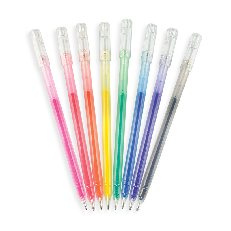 Radiant Writers Glitter Gel Pens – Bundle of 12 Sets