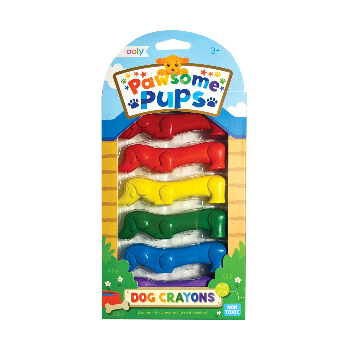 Rainbow Scoops Vanilla Scented Stacking Erasable Crayons by OOLY