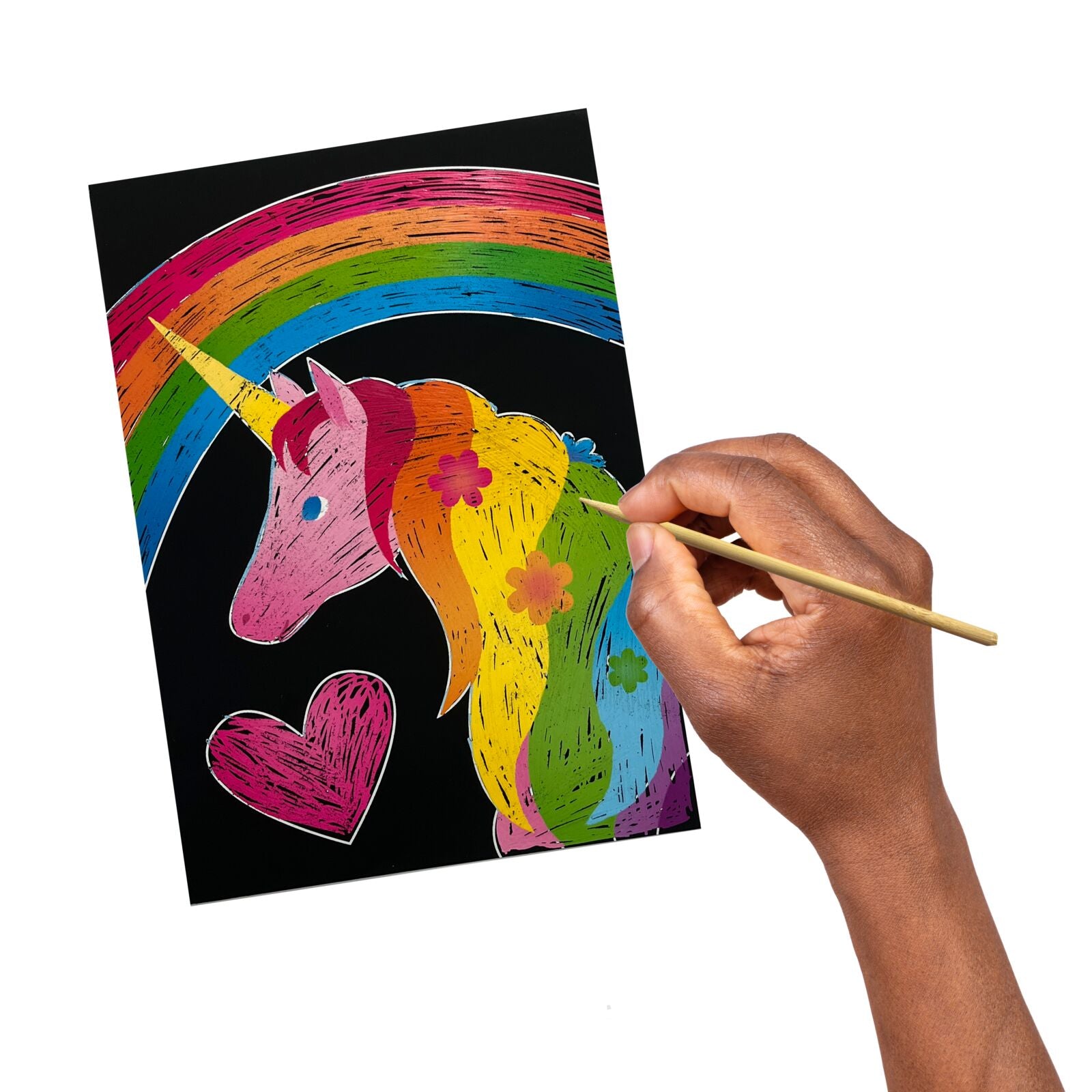 Magical Unicorn Scratch and Scribble Scratch Art Kit - OOLY