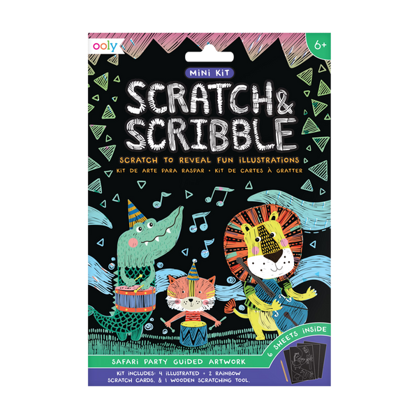 Krazy Dotty style⑦ オリジナル Fantastic Dragon Scratch and Scribble Art Kit - OOLY