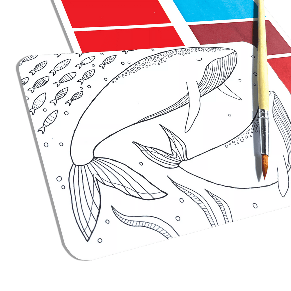 Scenic Hues DIY Watercolor Art Kit - Ocean Paradise - OOLY