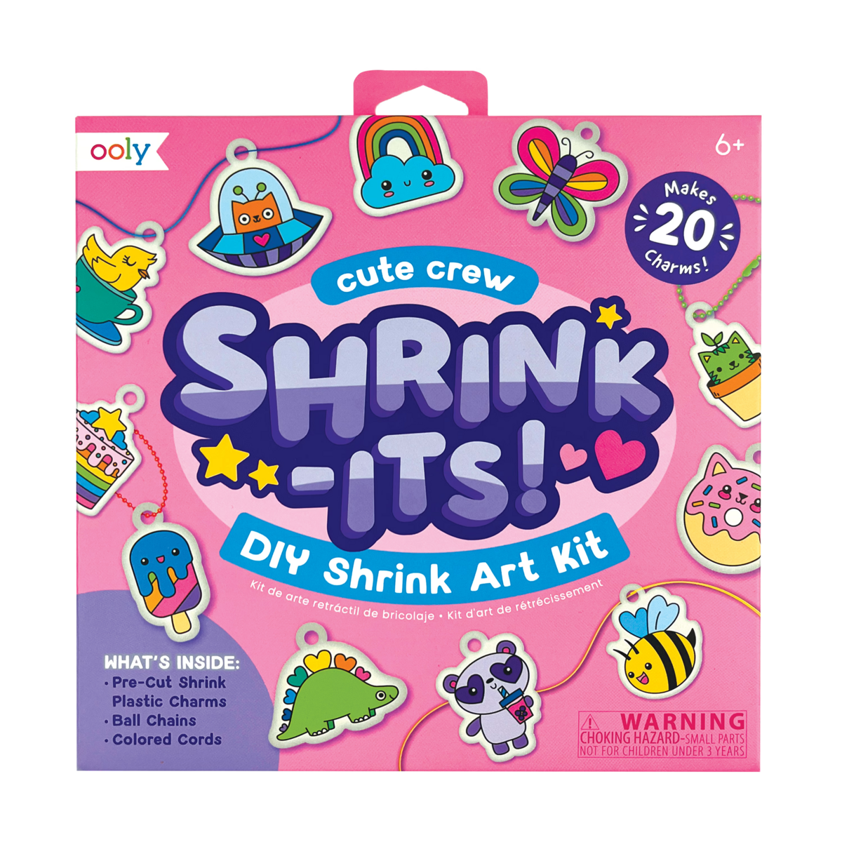 Shrink-its! DIY Shrink Art Kit - Cute Crew front of packaging