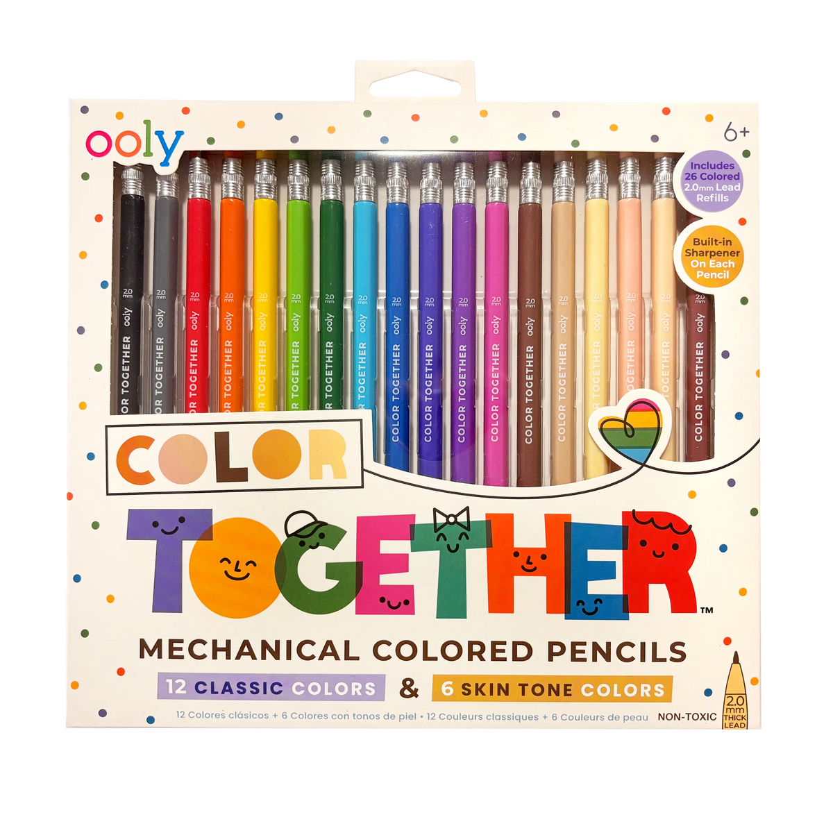 Color Together Mechanical Colored Pencils - Set of 18