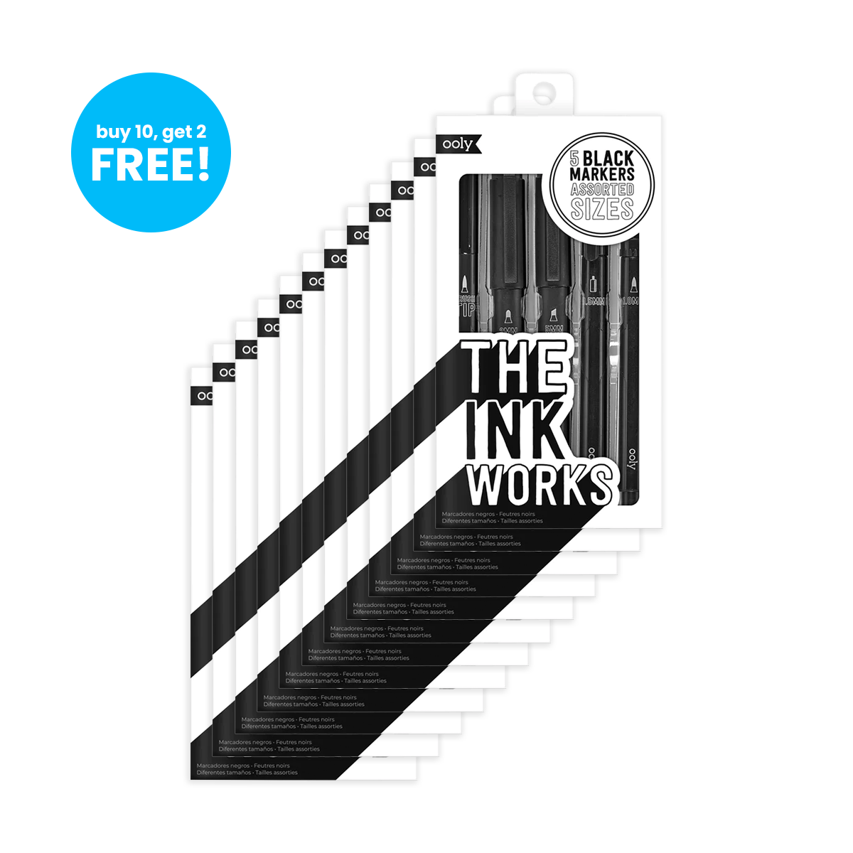 A bundle of 12 sets of Ink Works Markers