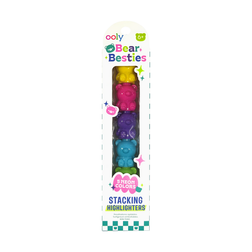 Bear Besties Stacking Highlighters - 5 Color