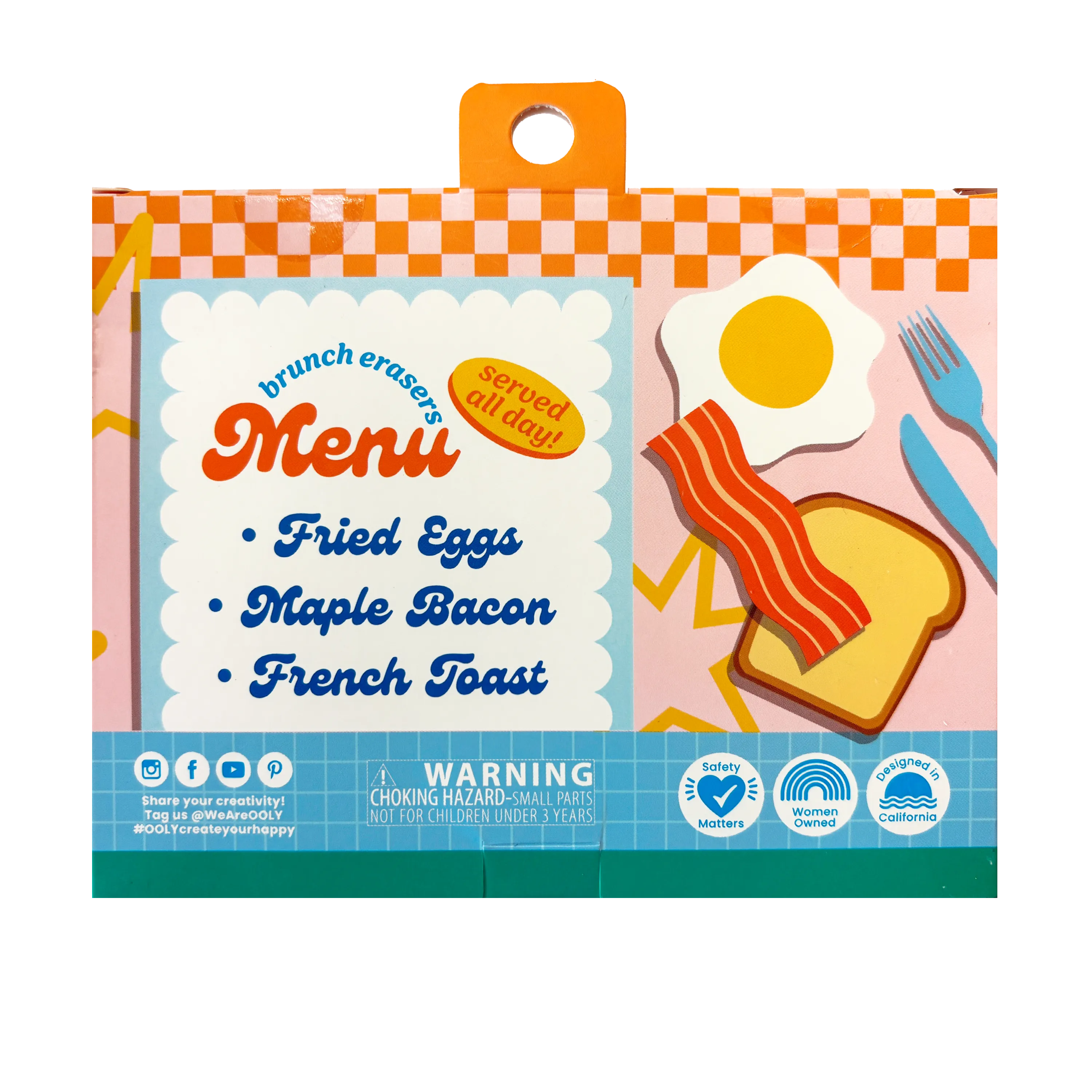 Brunch Bunch Erasers - Set of 6