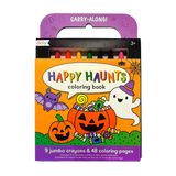 Carry-Along! Coloring Book and Crayon Set - Happy Haunts - Set of 9 Crayons