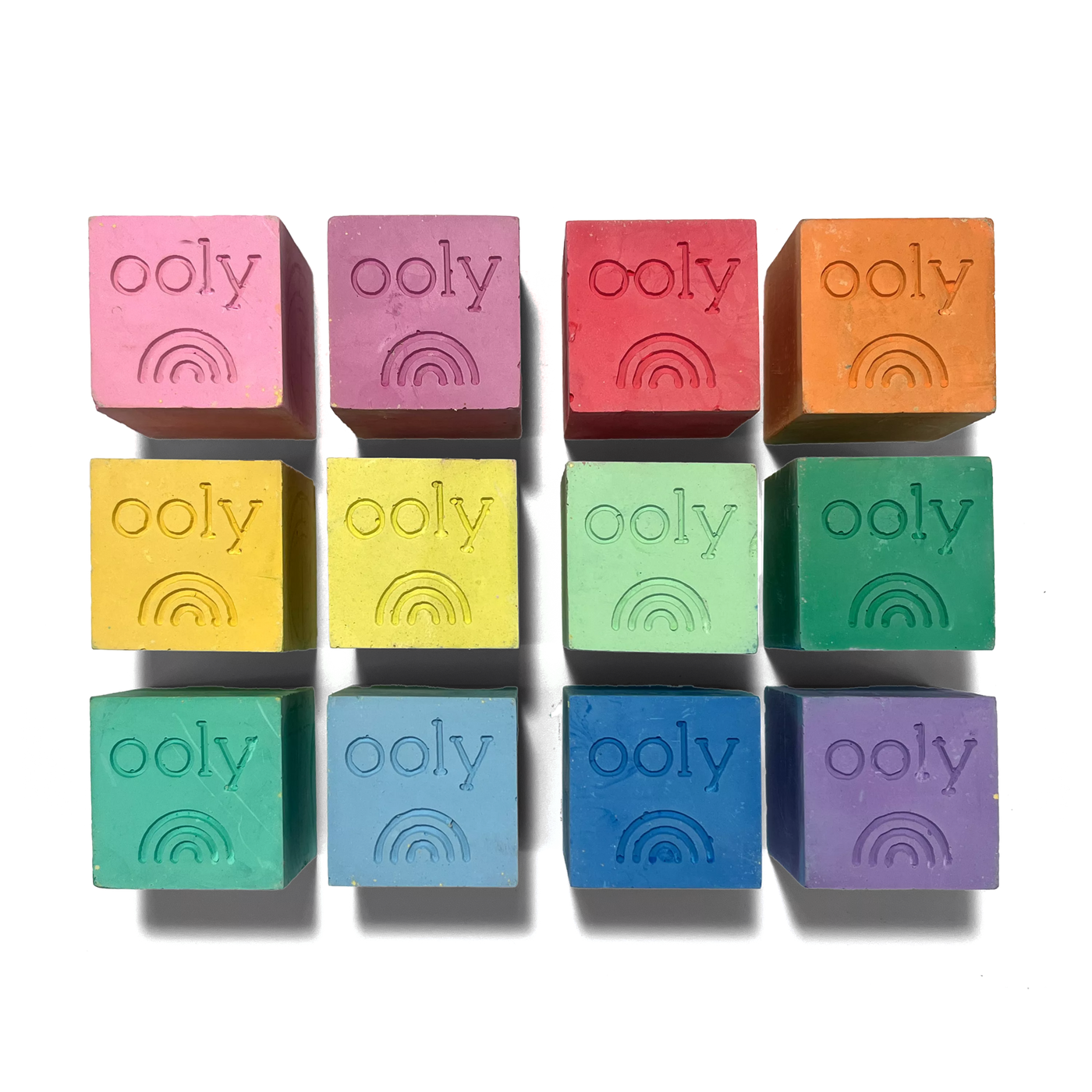ChalkORama Block Sidewalk Chalk Set of 12 OOLY