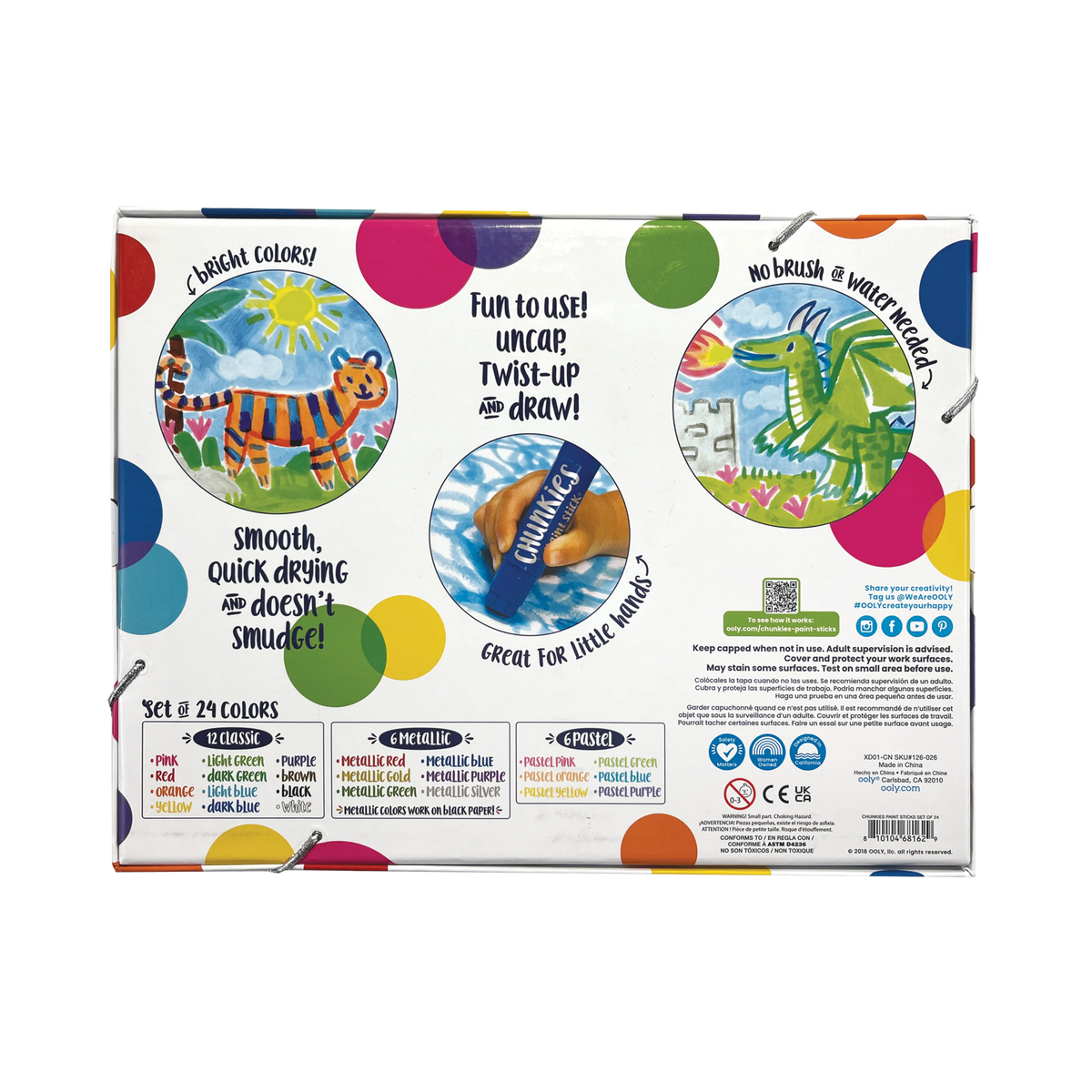 Chunkies Paint Sticks Variety Pack Set of 24