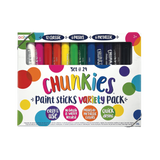 OOLY Chunkies Paint Sticks variety pack with original colors, pastel and metallic