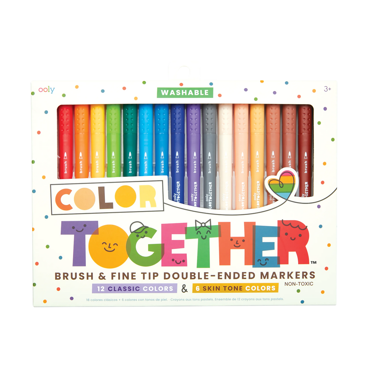 Color Together Markers - Set of 18 - OOLY Color Together Markers - Set of 18 - OOLY