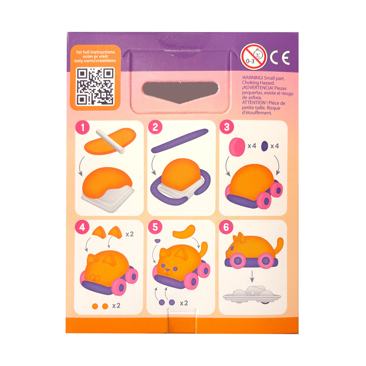Creatibles Mini Air Dry Clay Car Kit - Turbo Tabby