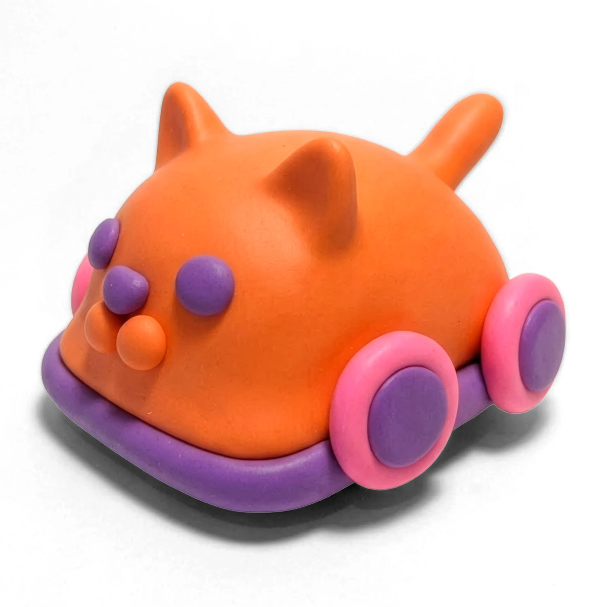 Creatibles Mini Air Dry Clay Car Kit - Turbo Tabby