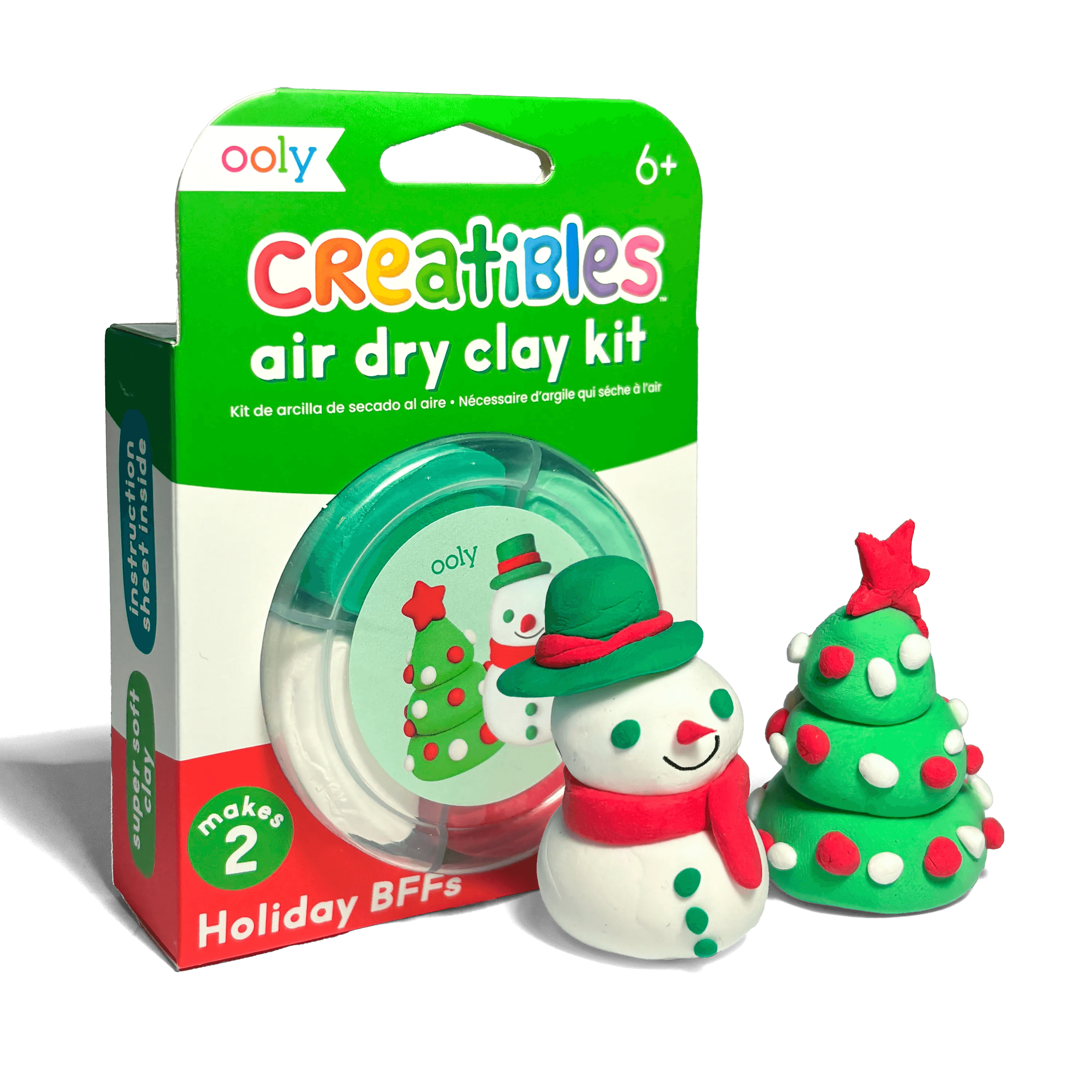 Creatibles Mini Air Dry Clay Kit - Holiday BFFs